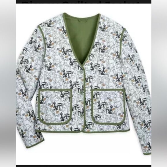 Disney Bambi and Thumper Quilted Jacket Small - Picture 3 of 3